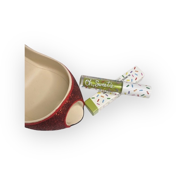 new MAC ★ Oh Sweetie Lip Topper Sheer Gloss ★ Key Lime ★ Green Metallic Lippy ★ - Picture 7 of 16